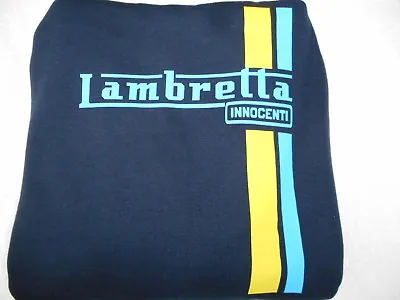 Lambretta Innocenti Limited Edition Yellow/blue Hoody Mod Skin Vespa Retro • £14.99