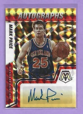 2021-22 Panini Mosaic Red Yellow Prizm Mark Price Auto Cleveland Cavaliers Cavs • $0.99