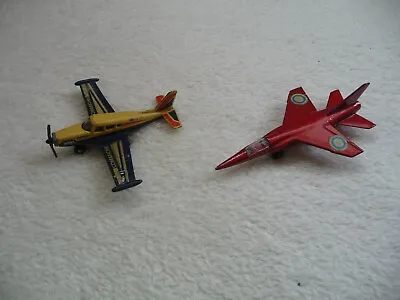 £3.49 • Buy Matchbox Skybusters Die Cast Metal Planes Sb4 Mirage F1 & Sb19 Piper Comanche