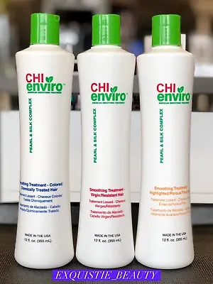 Chi Enviro Smoothing Treatment Highlight Colored Virgin Shampoo You Choose.  • $95