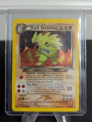 Pokémon TCG Dark Tyranitar Neo Destiny 11/105 Holo Unlimited Holo Rare 🔥 • $65