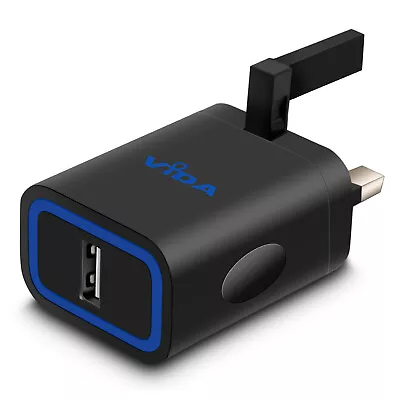 £12.99 • Buy Slim Wall Charger Power Plug Adapter Output 5V And USB Lead Cable For Tablet PC