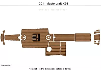 2011 Mastercraft X25  Cockpit EVA   Pads 1/4  6mm EVA Faux Teak DECKING FLOOR • $459