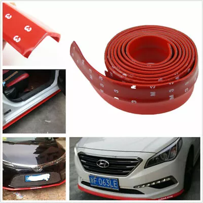 Autos Front Bumper Quick Lip Splitter Body Spoiler Skirt Valance Chin Protector • $27.18