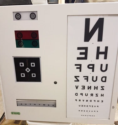 £40 • Buy Opticians Test Chart. Vintage Optometry Equipment