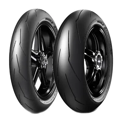 Tyre Pair Pirelli 120/70-17 (58w) + 200/55-17 (78w) Diablo Supercorsa Sp V3 • $965.80