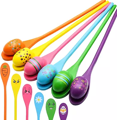 Egg And Spoon Race Game Set Outdoor Fun For Kids & Adults - Party Favor Supplies • £14.87