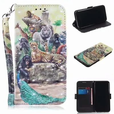 Phone Case For Redmi 6A 7A 11A Y3 7 Note 12S 12 Pro Leather 3D Painted Card Soft • $11.73