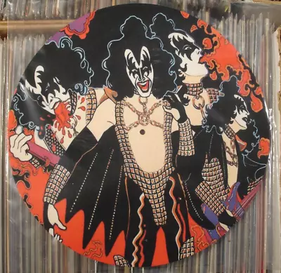 KISS  ~ Gene Simmons  ~  Full Color 12  LP Turntable Mat • $12.99