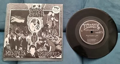 Napalm Death - Mentally Murdered Ltd Ed UK 7  Vinyl - Earache 7MOSH14 1989- Rare • £19.99