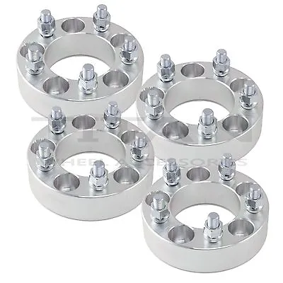 $79.95 • Buy (4) 1.5  5x4.5 To 5 X 4.5 Wheel Spacers Thick Adapters 1/2  Studs 5lug Four