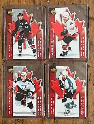 2007-08 UPPER DECK Mcdonalds Pride Of Canada (#PC1-PC6) YOU PICK! Die Cut • $1.08