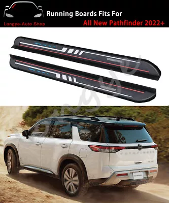 2PCS Running Boards Fits For All New Nissan Pathfinder 2022 Side Step Nerf Bars • $581.90