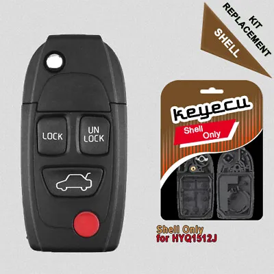 Modify Flip Remote Key Shell Case Fob For 1997-2005 Volvo S40 S60 S80 V50 V70 • $9.10