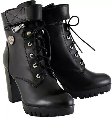 MILWAUKEE PERFORMANCE WOMENS LACE TO TOE BOOTS W/ DOUBLE HEIGHT OPTION - SAEQ • $84.99