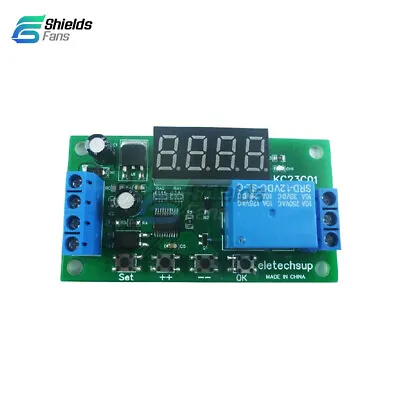 $9.23 • Buy DC 5/12/24V Pulse Counter Switch Adjustable Timer Delay Turn On/Off Relay Module