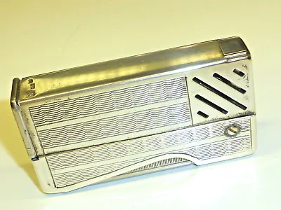 TCW Automatic Squeeze Lighter W.800 Silver Case - - Rare - Nice • $636.95