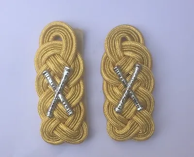 GERMAN LUFTWAFFE FIELD MARSHALL SHOULDER BOARDS For Uniform Tunic • $44.99