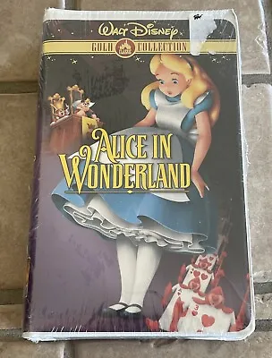 Walt Disney Alice In Wonderland (VHS 2000 Gold Collection Edition) VTG Sealed • $20
