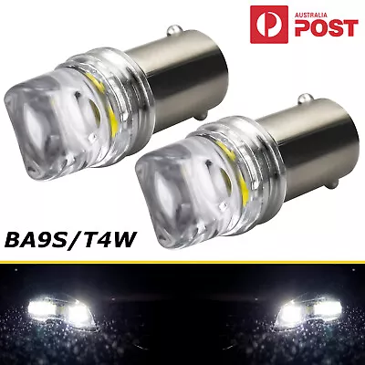 X2 Ba9s Bayonet Led Light Bulb 3smd 2835 White Parker Car Globe Interior12v Au • $7.99