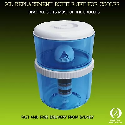 Water Cooler Dispenser Purifier Filters Bottle Container 8 Stage 20L BPA Free   • $110