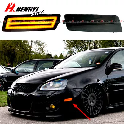 For 2006-2009 VW MK5 Golf GTI Smoked LED Side Marker Turn Signal Indicator Light • $20.89