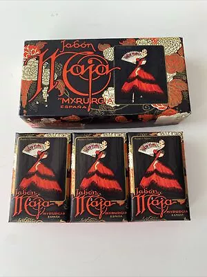 (3) 3 1/4 Oz Vintage Maja Jabon Myrurgia ESPANA Soap Bars OLD STOCK Spain • $22