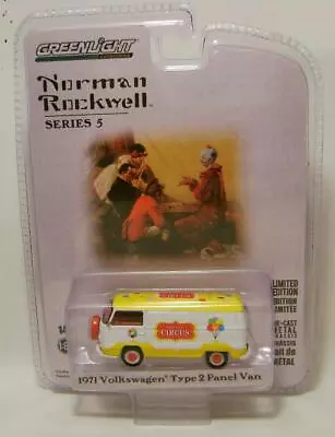 1971 '71 Vw Type 2 Panel Van Circus Norman Rockwell Series 5 Greenlight 2023 • $8.95