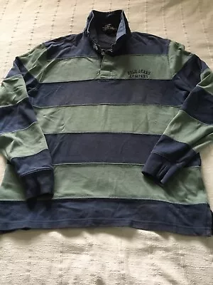 Vintage Ralph Lauren Striped Rugby Shirt Size M • £25