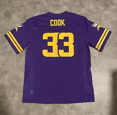 Minnesota Vikings Nike Dalvin Cook Purple Jersey Mens Size Large • $0.99