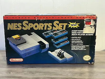 Nintendo NES Sports Set Console CIB Complete W/ Manuals & Inserts Tested/Working • $259.75
