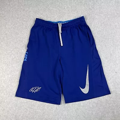 Nike Megatron Calvin Johnson Shorts Mens Small Detroit Lions Football Blue • $29.99