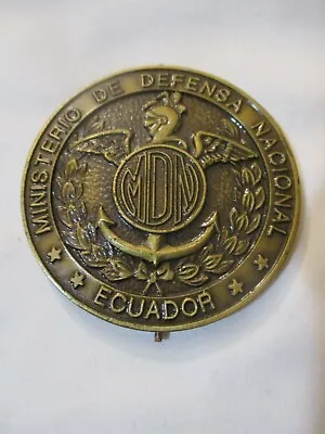 Ecuador Ministry Of National Defense 1995 Tiwintza Challenge Coin Medallion • $125