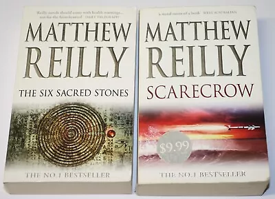 Matthew Reilly X2 - Scarecrow & The Six Sacred Stones • $19.99