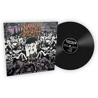 Napalm Death 'From Enslavement To Obliteration' FDR Black Vinyl - NEW • £19.99