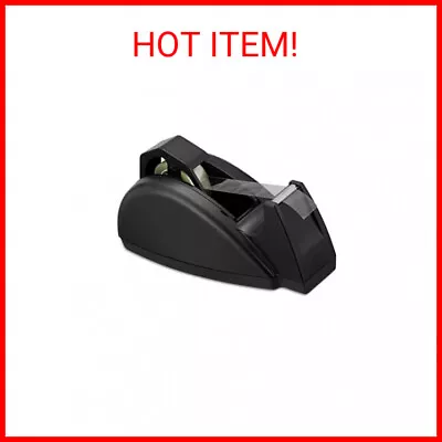 Staples 1671310 Heavy-Duty Desktop Tape Dispenser Black 1-Inch And 3-Inch Core • $14.78