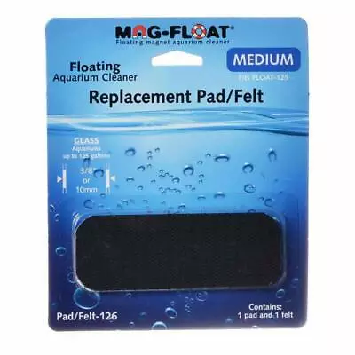 Mag Float Scraper Fits Medium 125 Glass Attaches To Cleaner Felt Pad Replacement • $9.90