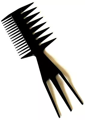 Wide Tooth Hairdressing Pick Afro Comb Curly Pompadour Hair Styling Detangle UK • £2.99