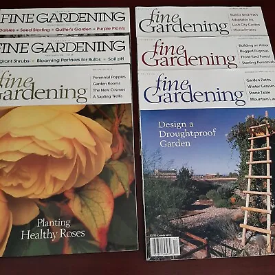 $9.99 • Buy 1996 Taunton Fine Gardening Magazine Lot Of 6 No. 47-52 Landscape Design Flowers