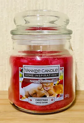 Yankee Candle Home Inspiration Pawfect Christmas Limited Edition Medium Jar 340g • £12.99