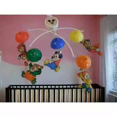 Vintage Walt Disney Baby Crib Musical Mobile #617 Pre-owned • $11