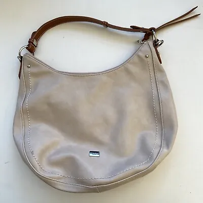 Ladies DAVID JONES Shoulder Bag MINK Gravel Beige Finish • £9.95