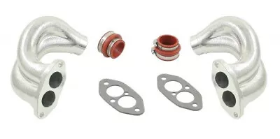 Alum Dual Port End Castings For Stock Single Carb Intake Manifolds VW Bug Ghia • $132.95