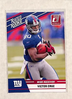 2010 Donruss Rated Rookie #100 Victor Cruz  NM • $0.99