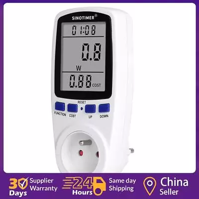 Plug In Power Meter Electricity Analyzer Monitor Voltage Wattmeter (FR) ☘️ • $24.02