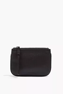 Country Road Leather Small Pouch NWT RRP$50 Black • $34.95