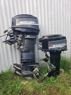 Mercury 1991 25HP & 1986 18 HP Outboard Motor Parts-send Offers Or Parts Needed • $1500
