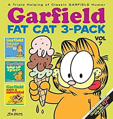 Garfield Fat Cat 3-Pack #7 Paperback Jim Davis • $9.26