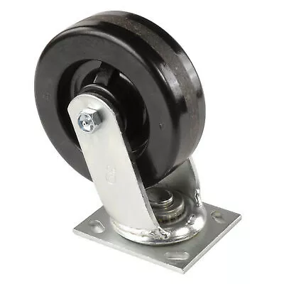 6  Plastic Wheel Heavy Duty Swivel Plate Caster 800 Lb. Capacity • $58.39