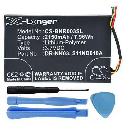 MLP305787 S11ND018A Battery For Barnes & Noble Nook Simple Touch BNRV300 BNTV350 • $11.95